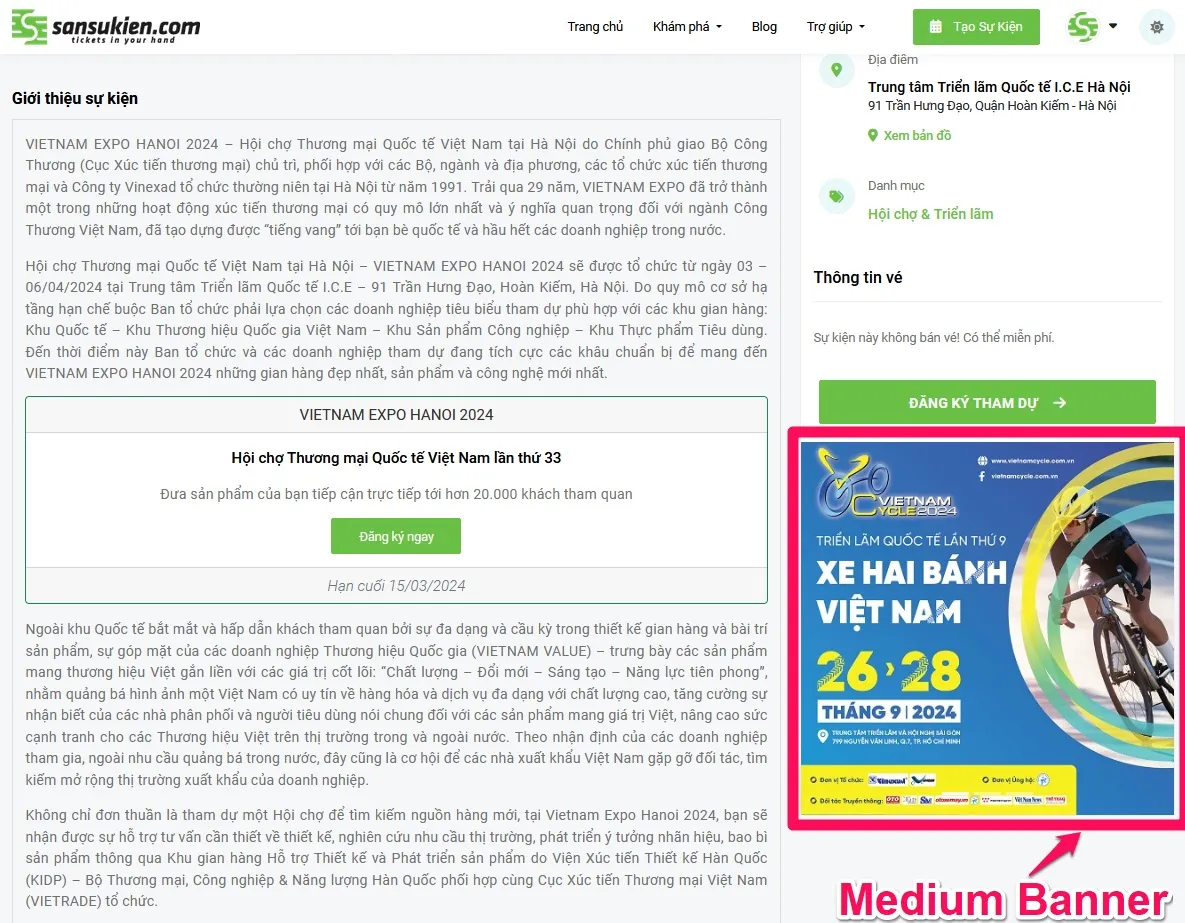Quảng cáo PR Banner sự kiện | Săn Sự Kiện - GAME9